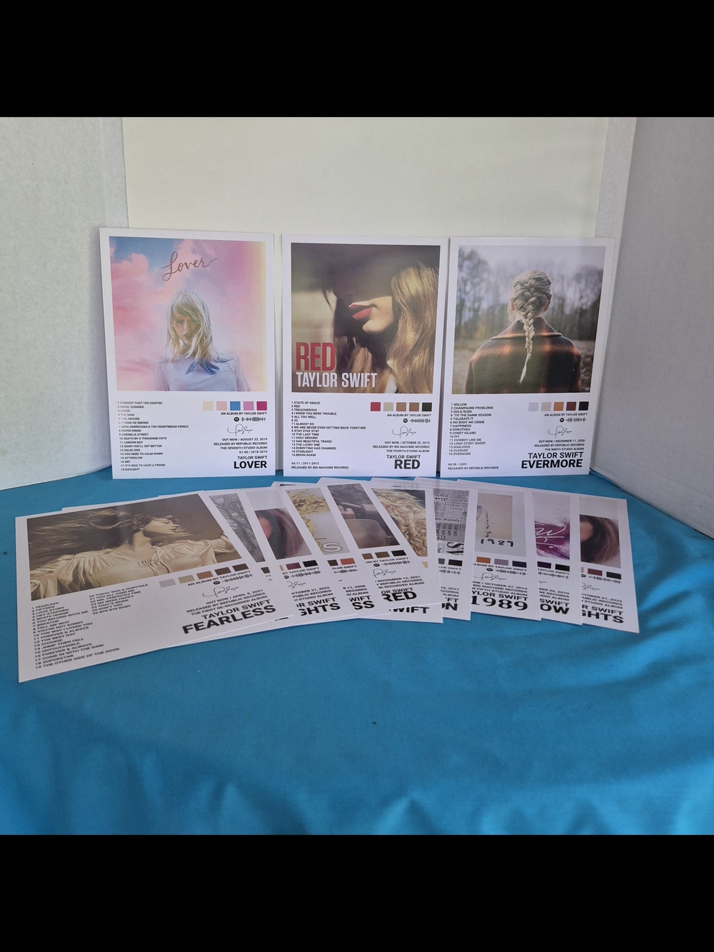 Taylor Swift Wall Collage Kit Set of 13 Posters 8x12” Cardstock Paper
